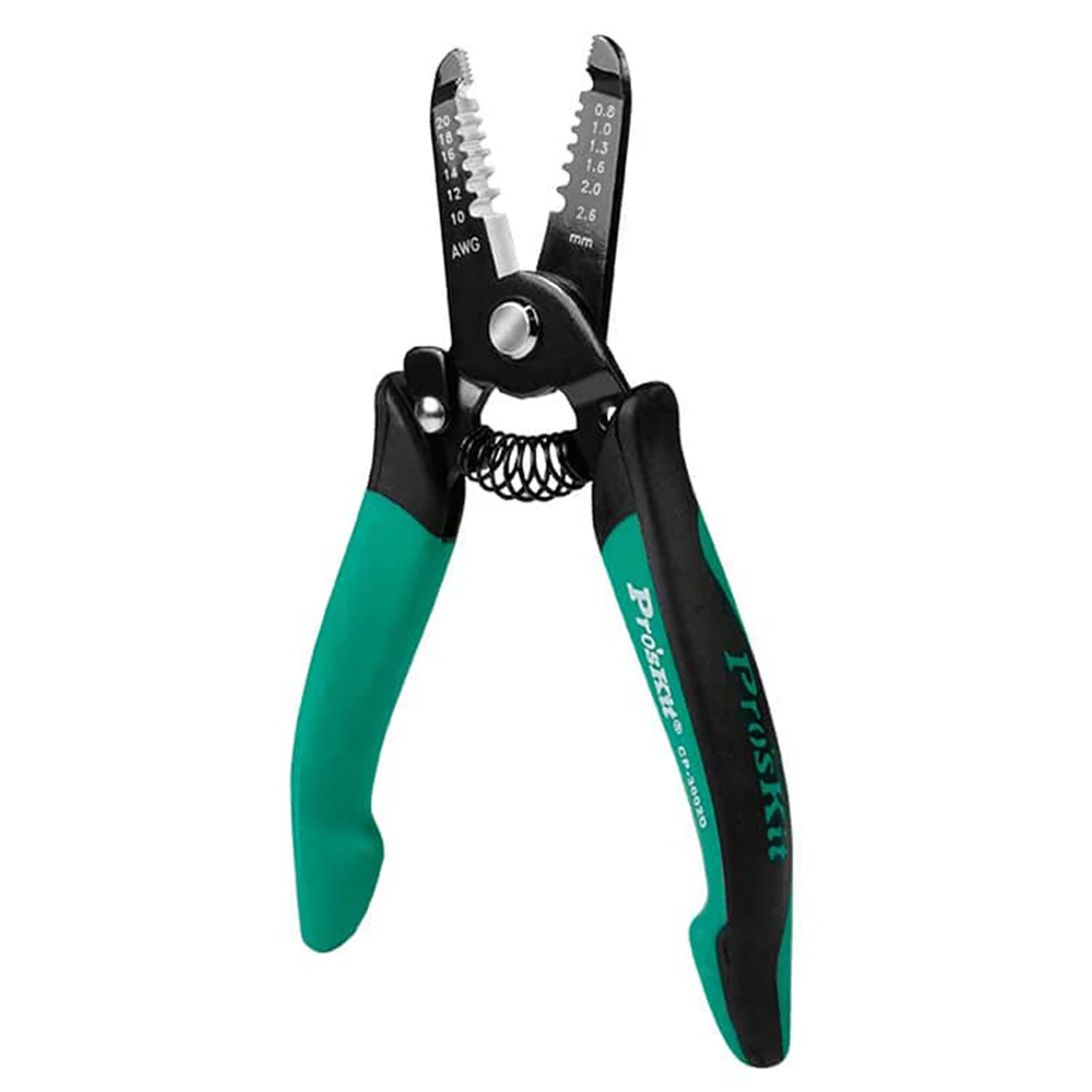 CP-3002D Pro'sKit Precision Double Color Wire Stripping Pliers Tool Cutting Plier Electrician Electronic Shear Clamp CP-3002D Pro'sKit Precision Double Color Wire Stripping Pliers Tool Cutting Plier Electrician Electronic Shear Clamp