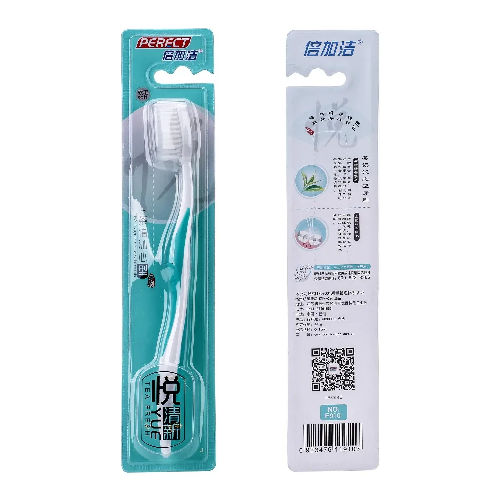 

perfct Tea language ooze heart toothbrush filaments soft bristle brush Tea soft rubber handle make fresh breath