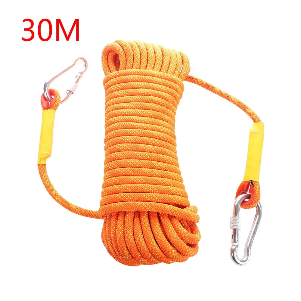 30 M في الهواء الطلق تسلق الصخور حبل الجليد تسلق معدات عالية القوة بقاء Paracord حبل إنقاذ تسلق التبعي 3 ألوان 30 M في الهواء الطلق تسلق الصخور حبل الجليد تسلق معدات عالية القوة بقاء Paracord حبل إنقاذ تسلق التبعي 3 ألوان