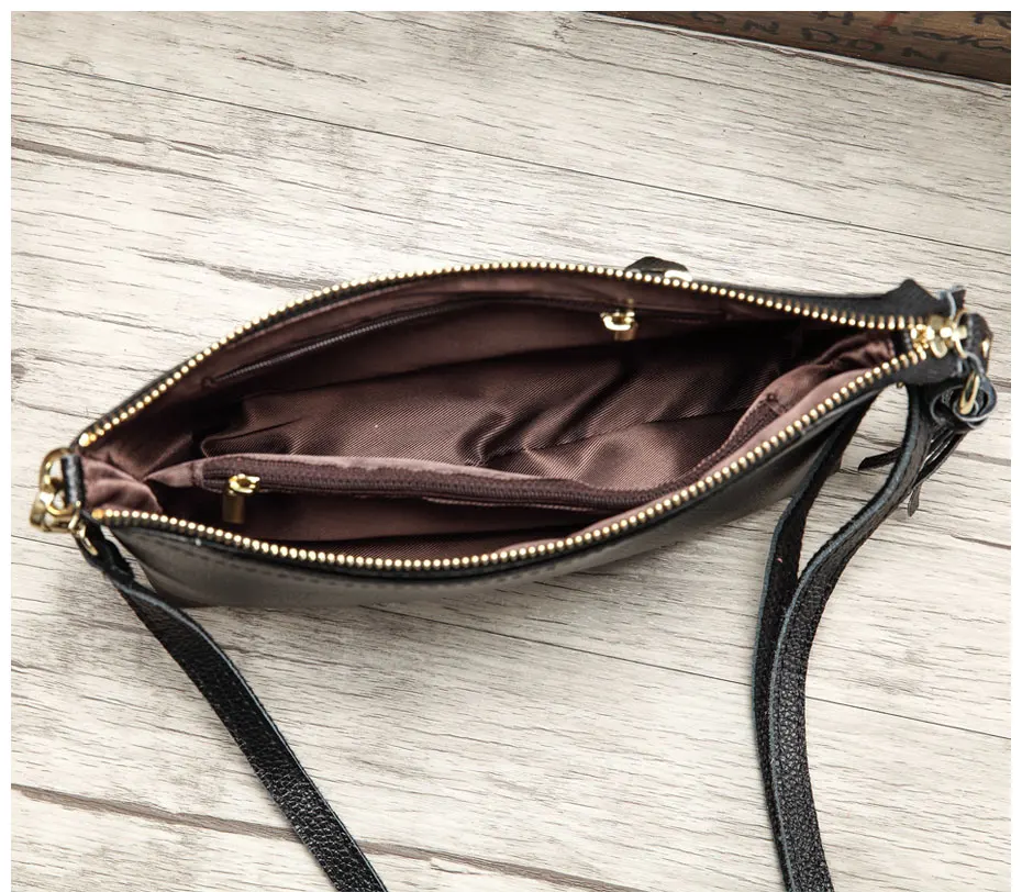 Высококачественная сумка-клатч из натуральной кожи, стильная модная трендовая женская сумка-мессенджер, сумка для отдыха двойного назначения