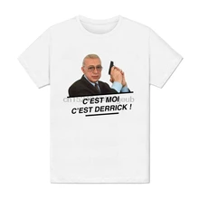 Camiseta homme-cest est moi cest est derrick-frase amusante serie tv policier tpmp