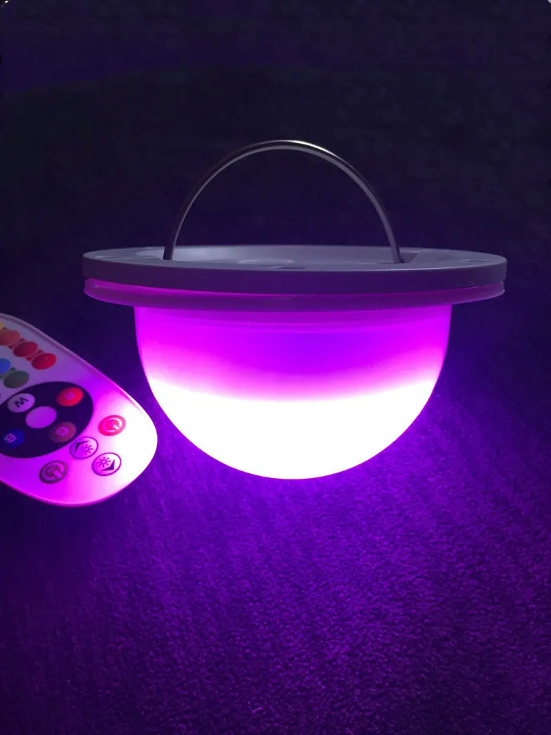 

Remote control Rechargeable RGBW Light base waterproof 24pcs 5050SMD LED module Hanging Furniture mood Light Enhancer UnderTable
