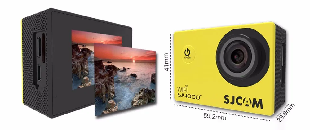 original sjcam sj4000+ plus wifi 2k action camera 7