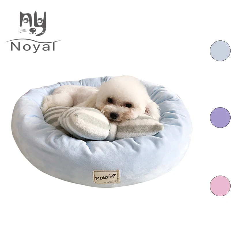 Dog Cat Bed Flannel Cotton-padded Warm Pet House Striped Mat for Cats Dogs Winter Thicken Sleeping Supplies Products | Дом и сад
