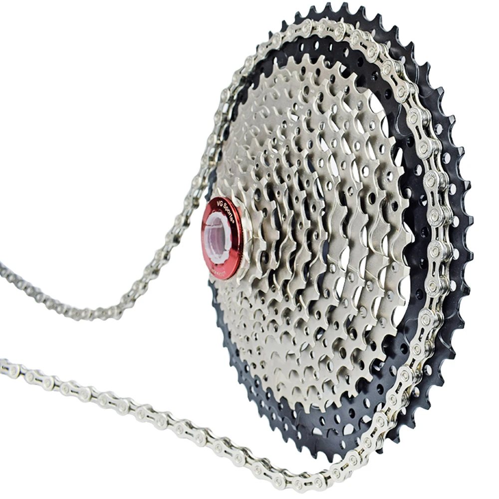 Bike Chain 8/9/10/11 Speed 116L Half Hollow Bike Chain Road Mountain MTB Bicycle Chains Silver Gold For Sram Shimano Campanolo