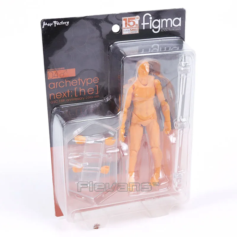 

MAX FACTORY Figma Archetype next he she GSC 15th Anniversary Orange Color ver. PVC Action Figure Collectible Model Toy