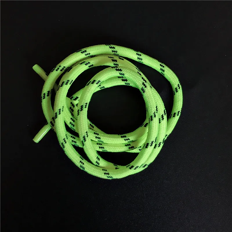 3 Pairs Outdoor Sports Casual Multicolor Bumps Round Shoelace Hiking Slip Rope Shoes Laces Sneakers Shoelaces Skate Boot Laces