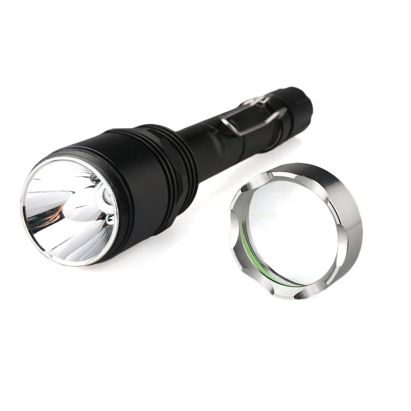 X8 XML-T6 Led Powerful Flashlight 38000LM 5mode Zoomable Led Flashlight Torch Bicycle Camping Rechargeable 2x18650 Battery Light (3)