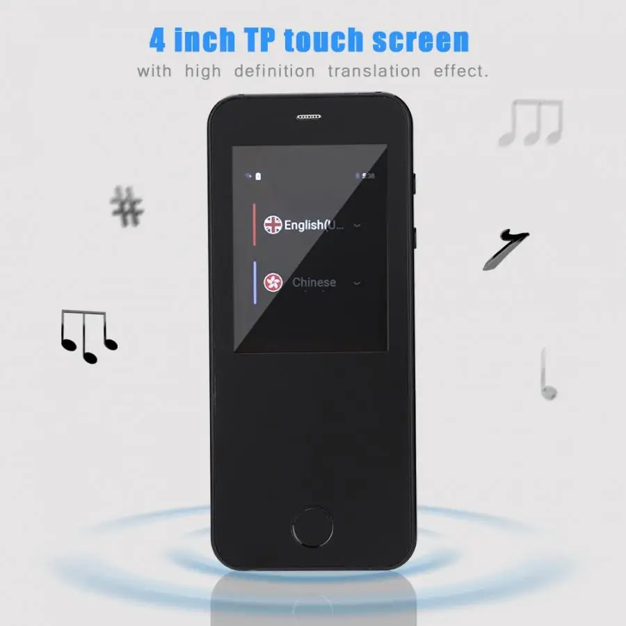 

Portable Card WIFI Smart Voice Intelligent Real Time Translator 49 Multi-language