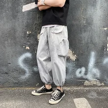 Мужские камуфляжные повседневные Хлопковые Штаны для отдыха, спортивные штаны для активного отдыха, эластичные штаны для бега в стиле хип-хоп, спортивные штаны