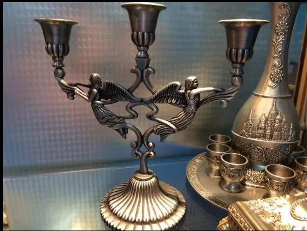 

The candle-stage church is not an iron candle stage garden creative modern American style antique style antique