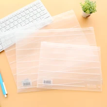 2 шт./лот Mirui тянуть стороны сумка для хранения защиты окружающей среды прозрачное матовое бумажный мешок Билла информации портфель