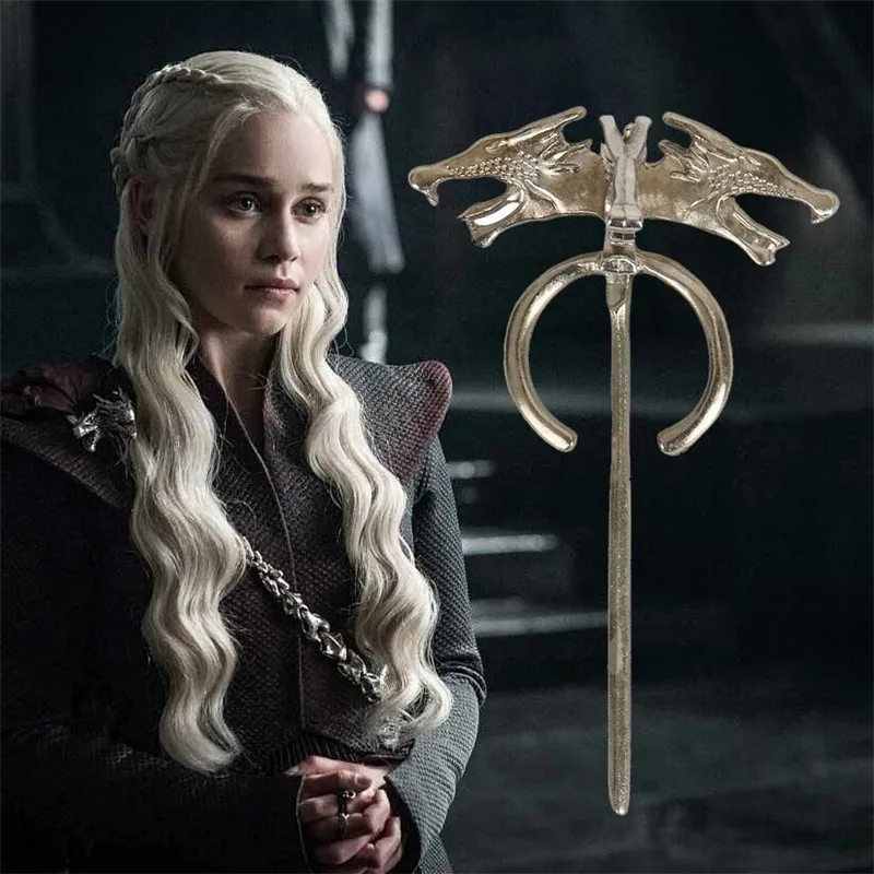

Takerlama Game of Thrones Daenerys's Dragon Badge Brooch Pin Movie Jewelry Cosplay Accessories Props