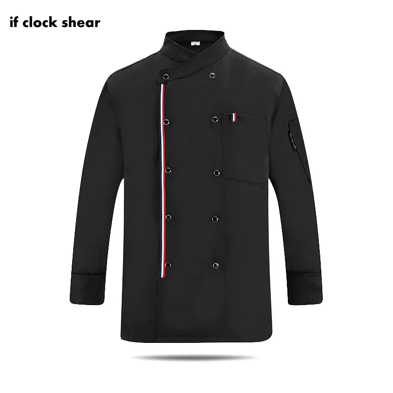 

Wholesale Unisex Kitchen Chef Restaurant Uniform Shirt Breathable Double Breasted Dress Chef Jacket chef works chef clothes new
