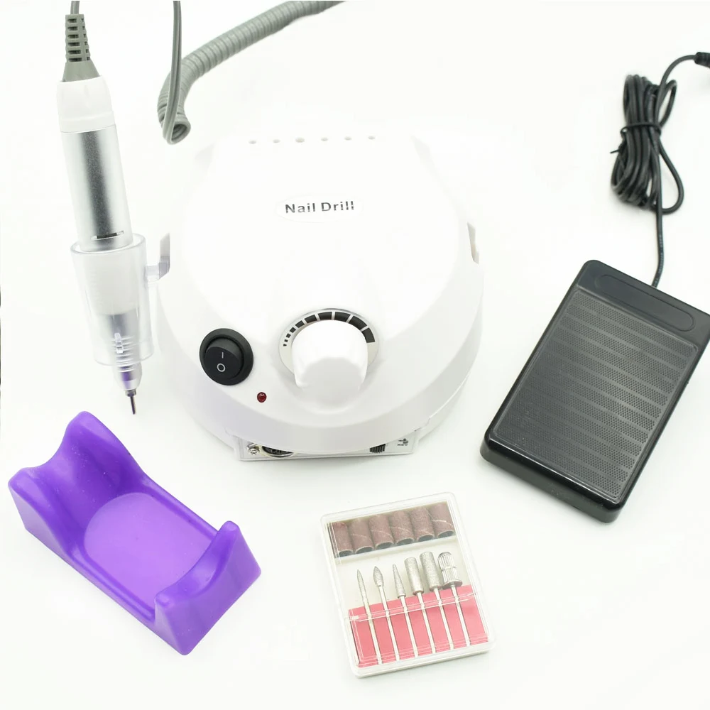 Billige 30000 rpm Elektronische Nagel Datei Bohrer Maniküre Pediküre Kit Nagel Polieren Bohrer Maschine Maniküre Nail art Ausrüstung Zubehör