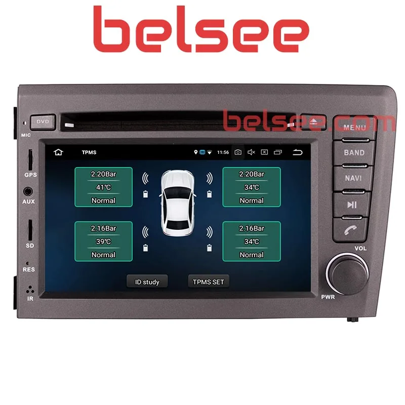 Автомагнитола Belsee для Volvo V70 S60 XC70 2000 2004 Android 8 0 ядер 4 Гб стерео Bluetooth GPS навигация