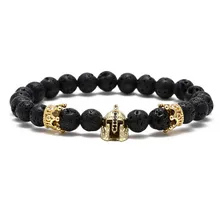 Faitheasy четырехцветный браслет аксессуары для вулканического камня ручной микро-шлем с короной