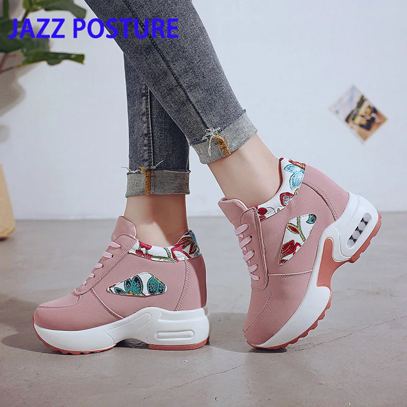 

Spring new women's shoes comfortable breathable sports shoes women's vulcanized shoes increased women's shoes y106