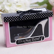 Свадебные подарочные и подарочные туфли на высоком каблуке в форме открывалка для бутылок в подарочной коробке 100 шт/партия DHL FedEx