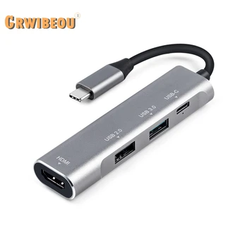 

Multifunction Converter USB Type C HUB Thunderbolt 3 Adapter Dex Station for Samsung Galaxy With HDMI 4K USB For MacBook