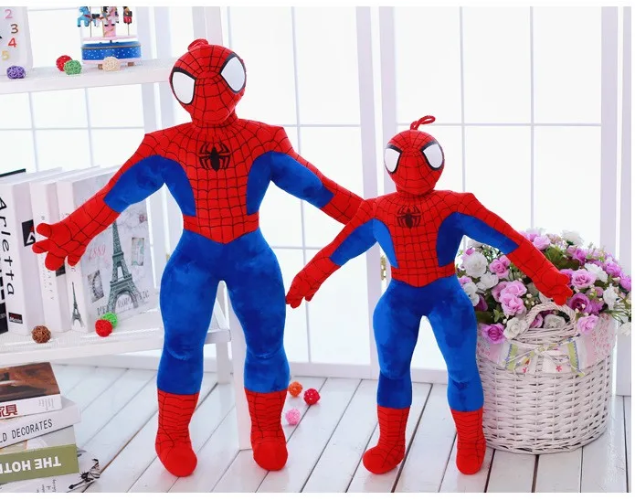 Spiderman Plush Toy High Quality Spider Man Doll Stuffed Toys - 45Cm 12 Spiderman Plush Toy High Quality Spider Man Doll Stuffed Toys - 45Cm