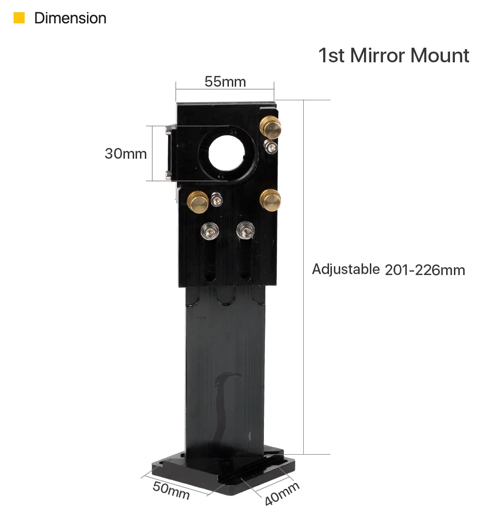 Cloudray CO2 набор лазерной головки/диаметр зеркала 30 и диаметр объектива 25 FL 63,5 и 101,6 интегративный держатель