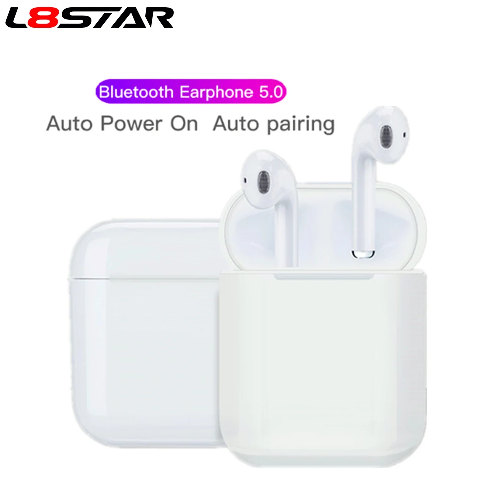 

L8star Air Plus Bluetooth 5.0 Earphones TWS Wireless Bluetooth Earphone Handsfree Sports Earbuds Gaming Headset for ios android