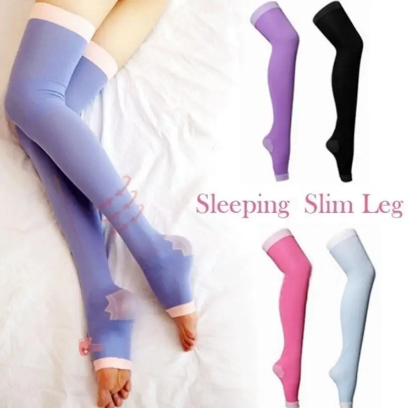 

Varicose Veins Compression Burn Fat Super Thin Sleeping Elastic Slmming Stockings Stretch Socks Anti Cellulite Foot Care Tool