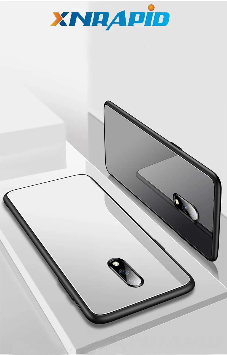 Luxury glass mirror case for font b Oneplus b font font b 7 b font font