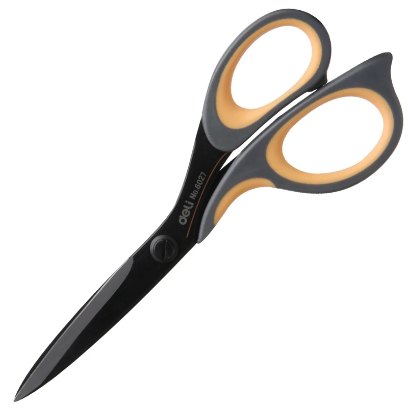 

Deli Brand New Steel Scissors High Quality Simplified Modernity Golden scissors Diy Crafts Office Tailor for Home Workshop 160mm
