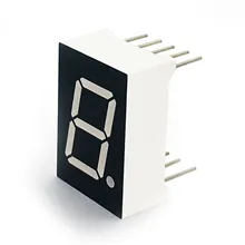 MCIGICM 10 шт. общий катод 1 бит цифровой трубки 0," 0.5in. Красный светодиодный дисплей 7 сегментов светодиодный цифровой светильник