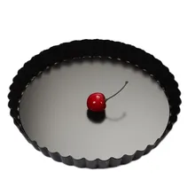 3 шт./компл. Высокое качество алюминиевый сплав антипригарная сковорода для пиццы Quiche Pan со съемным дном свободное формя для Коржа для пирожков сковорода