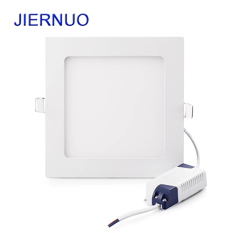 3 Вт ~ 25 LED Панель свет круглый квадратный встраиваемые потолочный светильник
