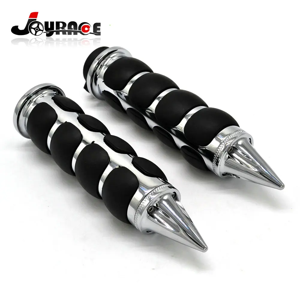 

1 inch Aftermarket Aluminum Motorcycle Throttle Grips with Dual Cable for Harley Davidson Choppers