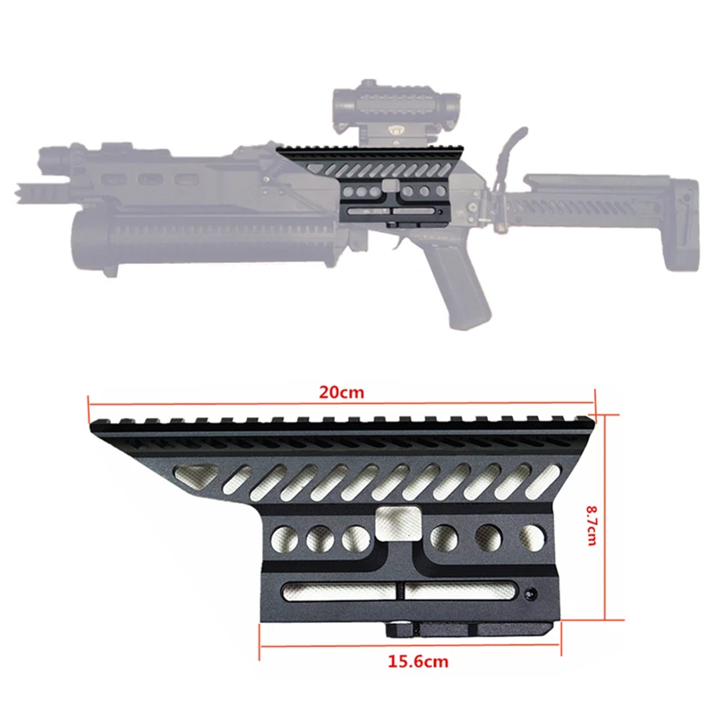 FIRECULB русская АК AK47 74 47 с ЧПУ алюминиевая 20 мм M47 qd боковая рейка красная точка