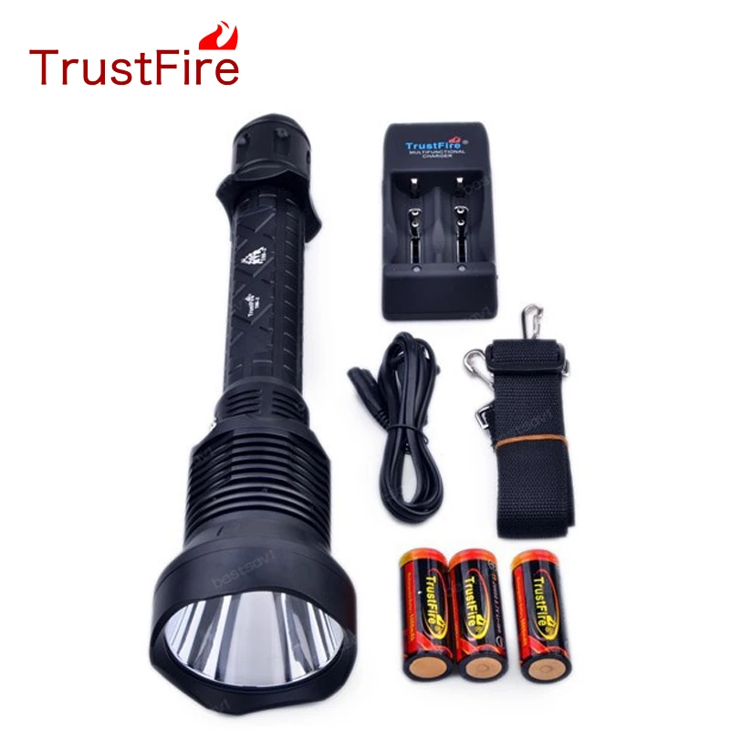 

TrustFire T90-2 Luninus SST-90 2500LM 5-Mode Flashlights-Black(3x26650 Included) Outdoor