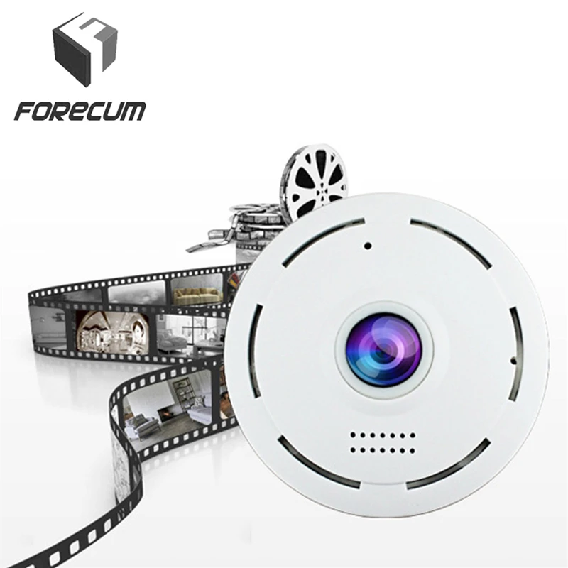 

FORECUM 360 Degree VR Panorama Camera 960P 1080P Wireless WIFI IP Camera Home Security Video Surveillance System Camera Webcam
