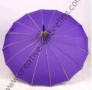 Free shipping,professional making umbrellas,8mm pagoda  umbrellas and 7.0mm metal fluted long ribs,hand open,tower parasol,16k