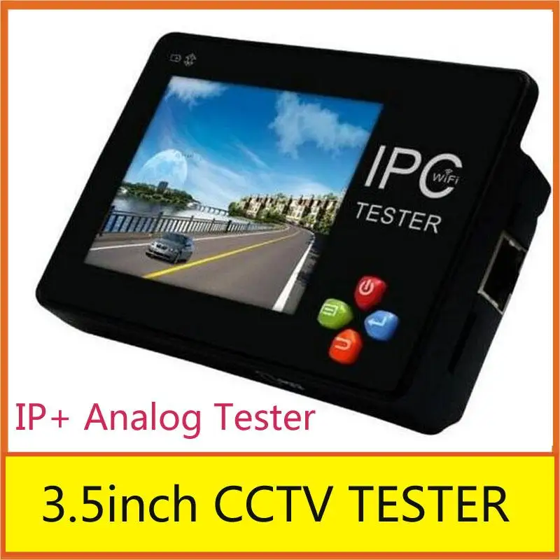 Портативный тестер видеонаблюдения с диагональю 3 5 дюйма|tester ip camera|tester cctv ipptz wifi |