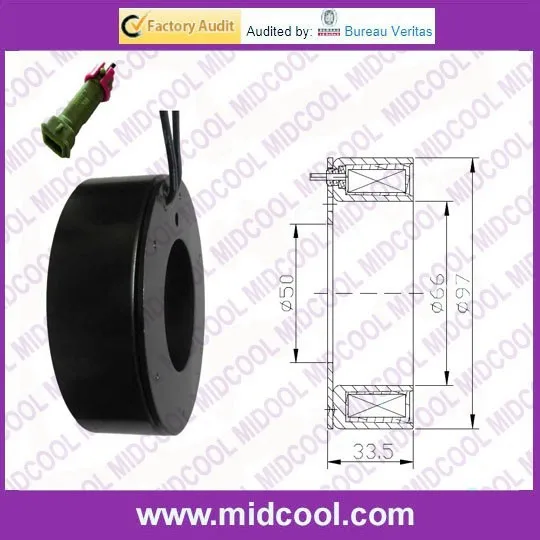 Auto AC Compressor Clutch Coil For AUDI 100 DENSO 10P17Ccoil audicoil