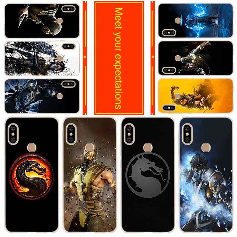 

Phone for Xiaomi Redmi go 7 6a 5a 5plus 4a 4x 3s Note 7 6 5 4 3 5a K20 pro Cover Case Mortal Kombat