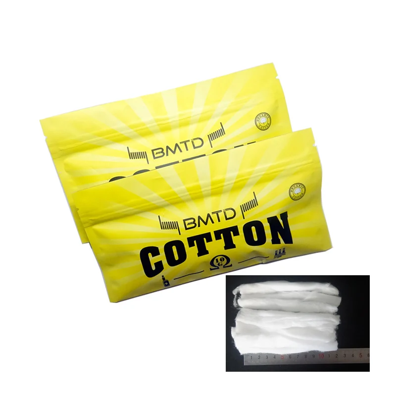 

10 PCS BMTD Cotton for Electronic Cigarette Accessories DIY Cotton RBA RDA DIY Coil Wick Atomizer Heating Wire