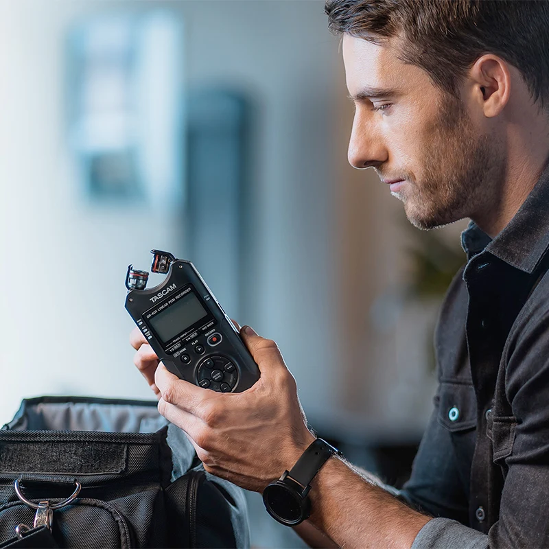 Улучшенный TASCAM DR40X DR 40X портативный универсальный цифровой аудио рекордер с