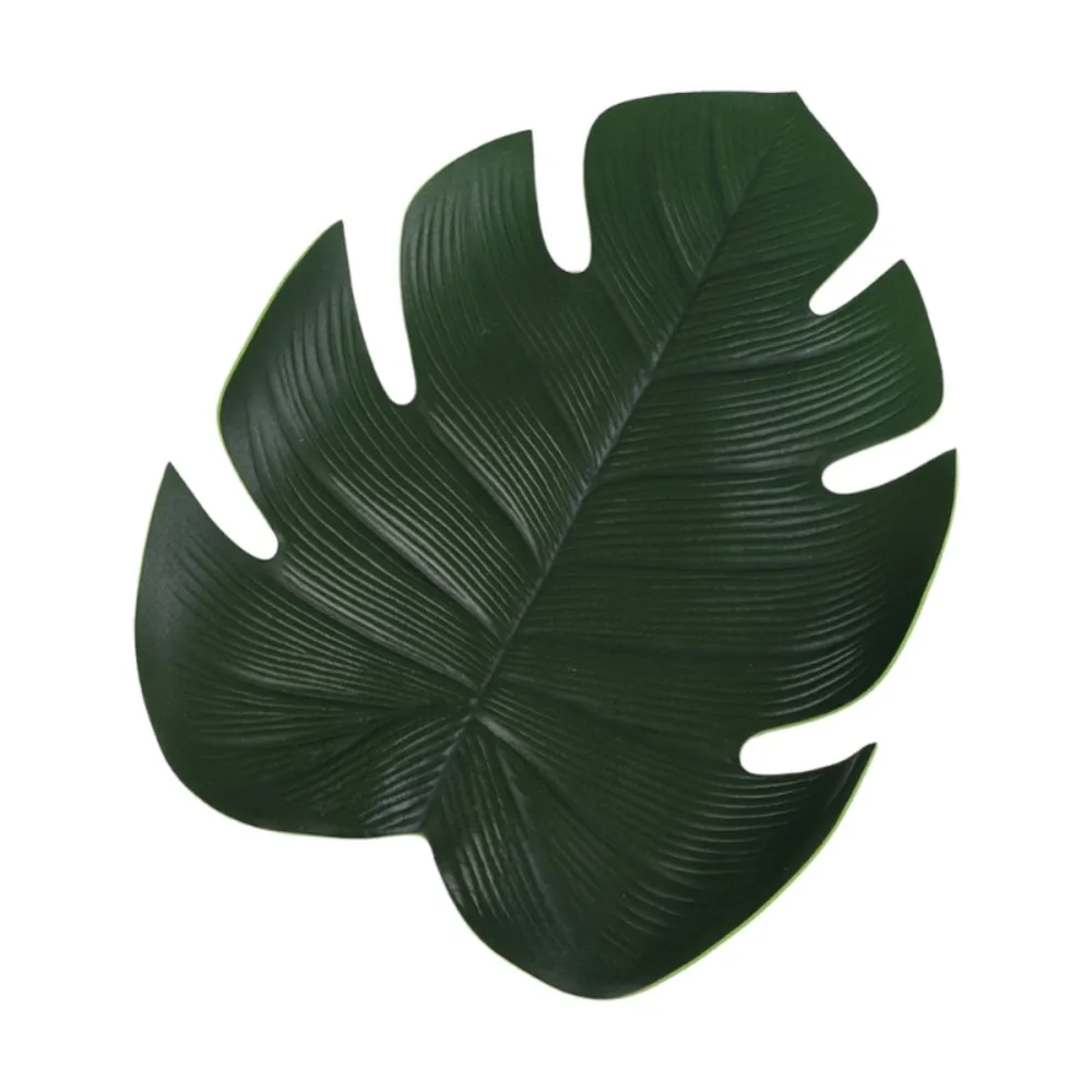 

Leaves Pvc Dining Table Mat Disc Bowl Pad Coasters Waterproof Table Decor Cloth Pad Slip-Resistan Kitchen Placemat Dinnerware
