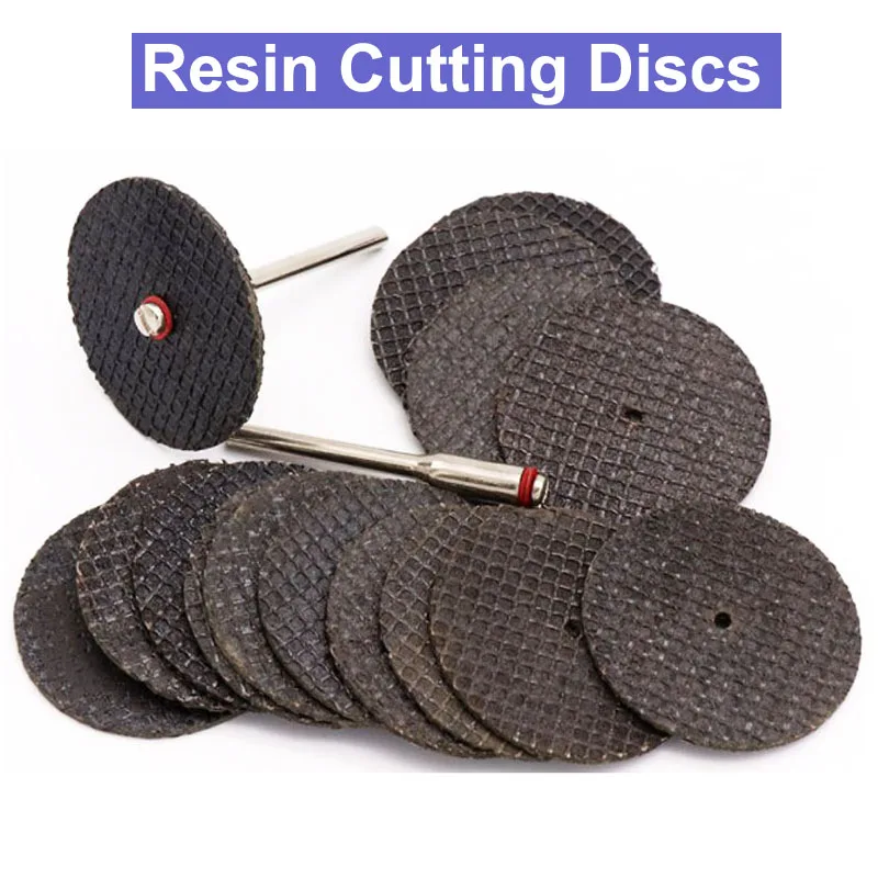 

URANN 2pcs 32mm Dremel Accessories Resin Cutting Discs Fiber Cut Off Wheel Discs For Rotary Tools Grinding Abrasive Tools
