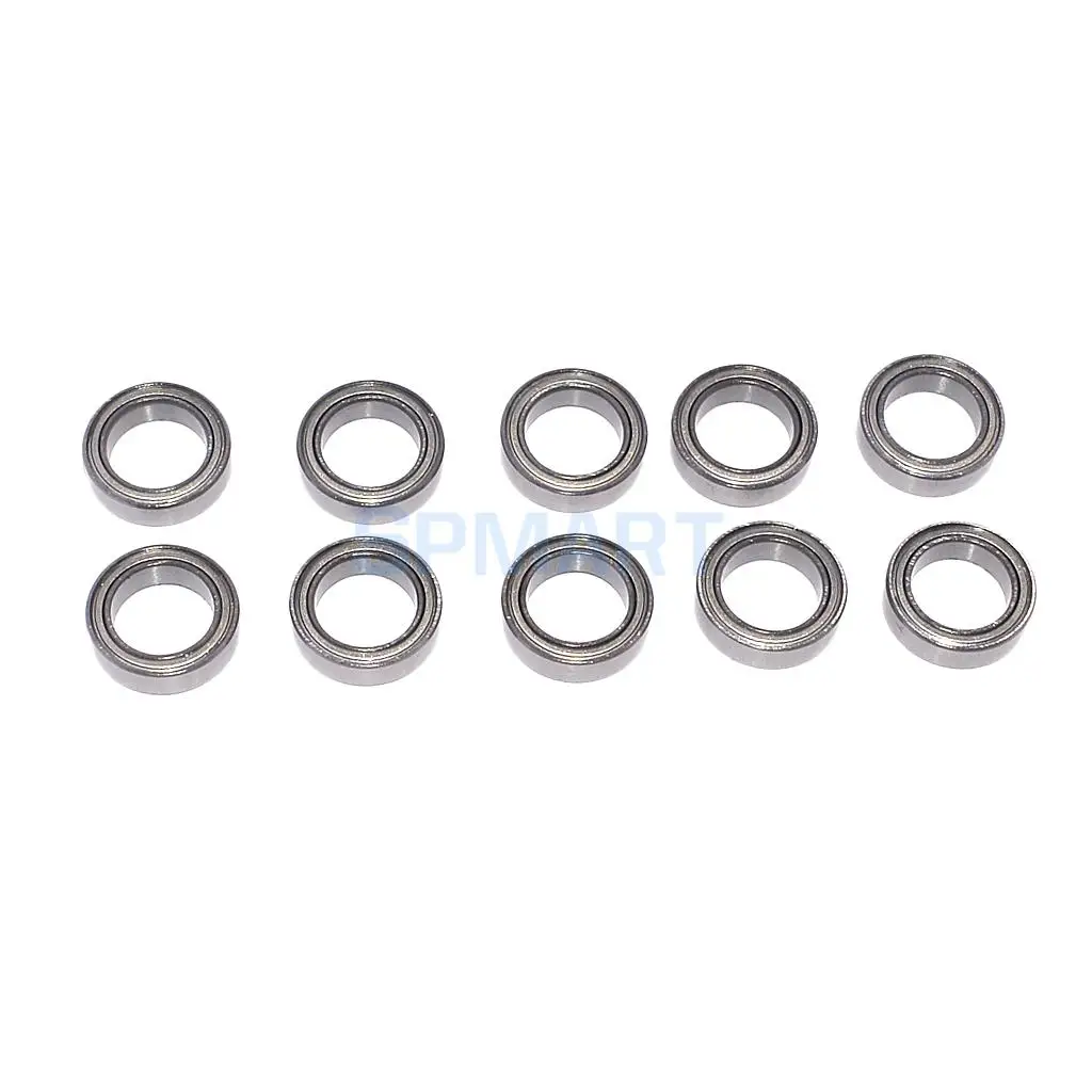 10Pcs 15x10x4mm Rolling Bearings for 1/10 RC Car Buggy Truck HSP HPI Traxxas Hobao Wltoys JJRC FS LRP ZD Racing Savage