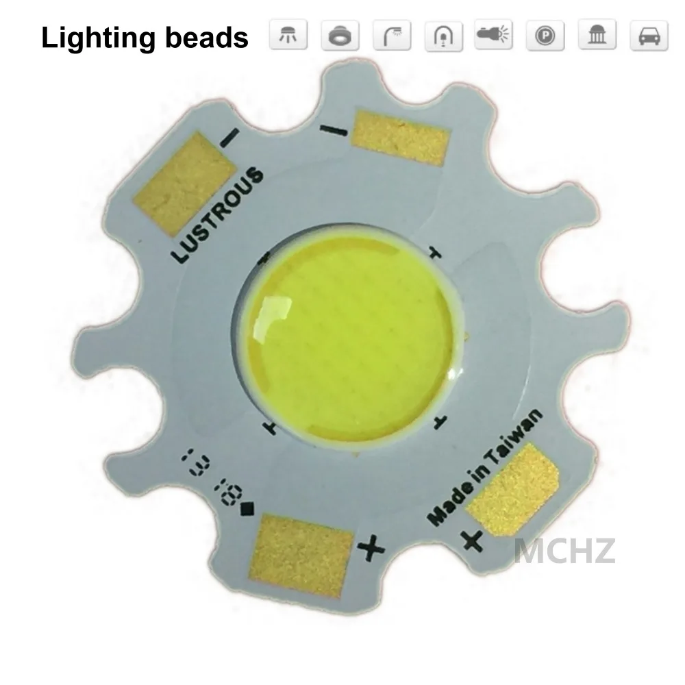 

50pcs LED Colloid Lens COB 1000MA Chip Lamp 20W LED Chip DC AC 20.4V Input DIY for Spotlight Beads Warm White Cold White