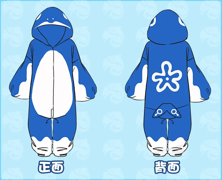 2018 новые зимние аниме взрослых сиамских Голубой пижаме Косплэй рыбы с хвостом пижамы игровой персонаж флис Для женщин Для мужчин пижамы