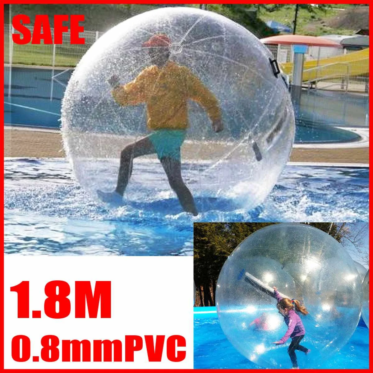 

Giant Inflatable Toy Balls Water Walking Ball play ball Water Walking Ball Dance Roll For Game funny PVC