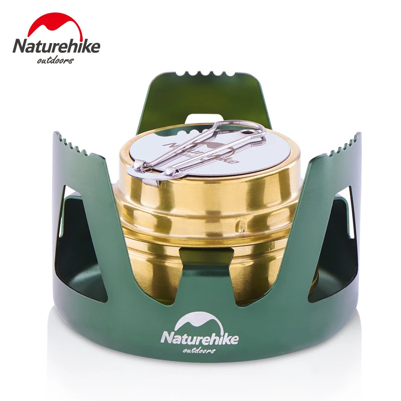Naturhike Brand New Stainless Steel Picnic Solid Alcohol Stove Mini Stove kamp malzemeleri Ultra-light Outdoor Camping Stove Naturhike Brand New Stainless Steel Picnic Solid Alcohol Stove Mini Stove kamp malzemeleri Ultra-light Outdoor Camping Stove
